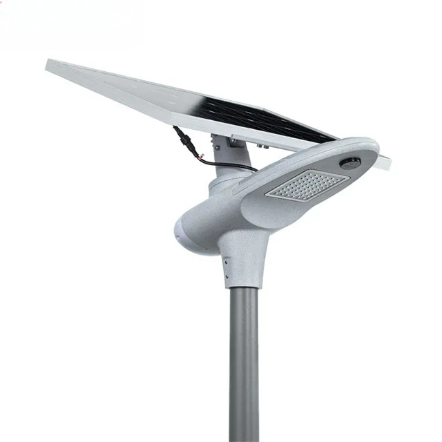 

High Power 4000lm Induction Solar Led Street Light With Light Sensor Turn On Automatically