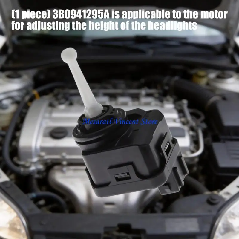A70F Factory Fit Headlight Height Adjuster Motor 3B0941295A Operates With Various European Car Models Fast Assembly