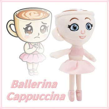 Tung Tung Tung Sahur Plush Ballerina Cappuccina Cute Kawaii Plush Toys Christmas Holidays…