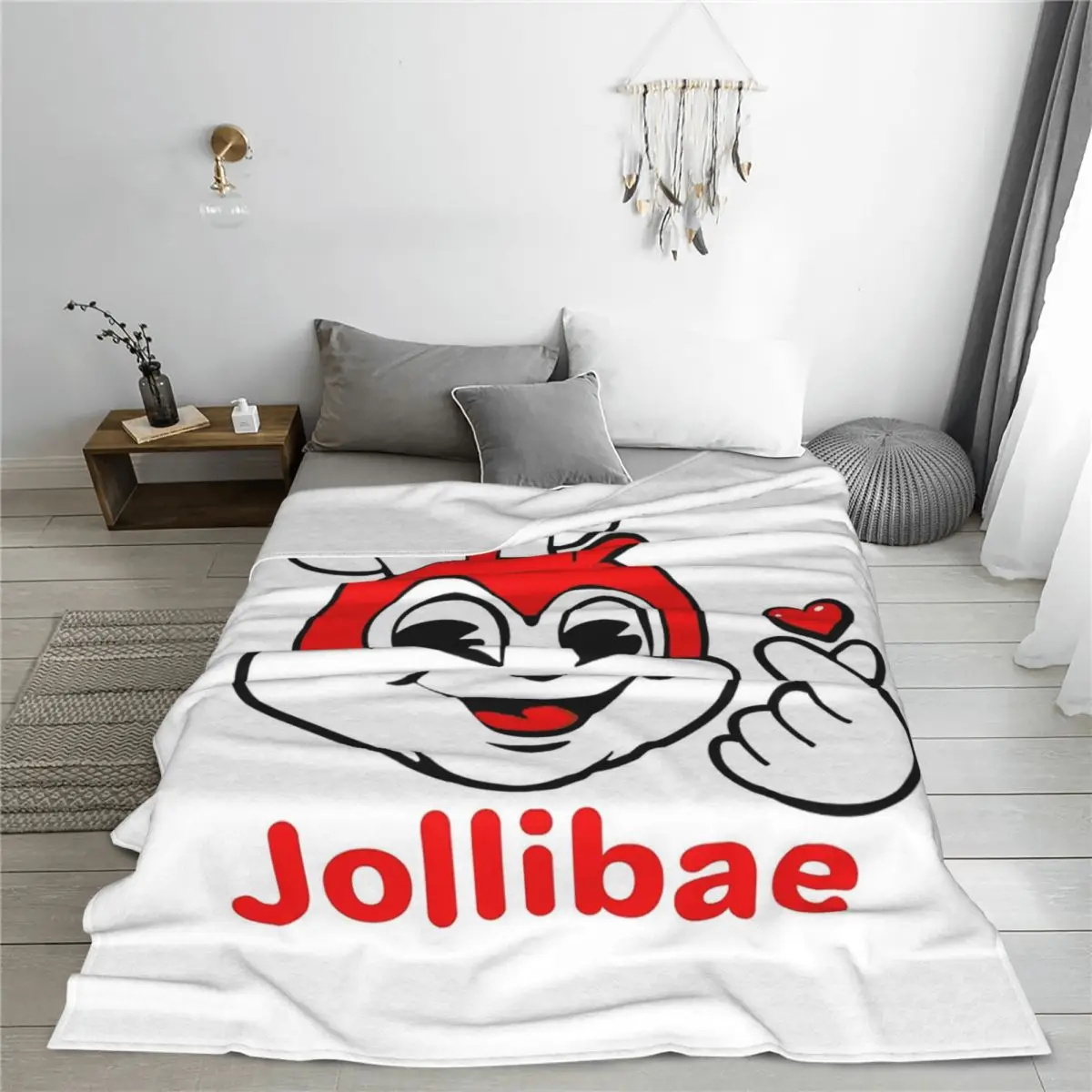 

JOLLI BAE 3 JOLLIBEE Blanket Fleece Sofa Throw Blanket Warm Throw Blankets for Home Bedroom Travel Throws Bedspread Quilt