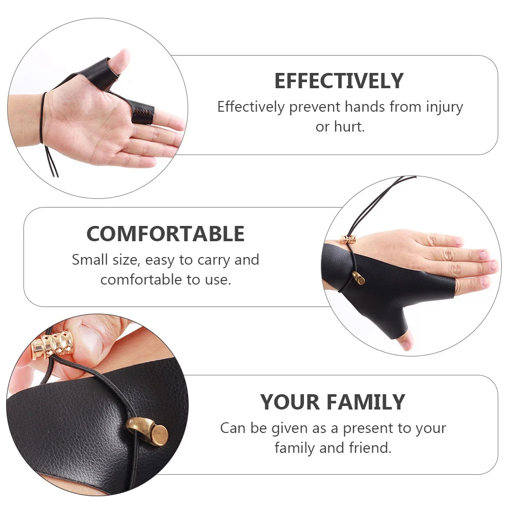 

Archery Hand Guard Premium Durable Comfortable Tear Resistant Protective Gear Prevent Injury Easy Carry Elastic Rope