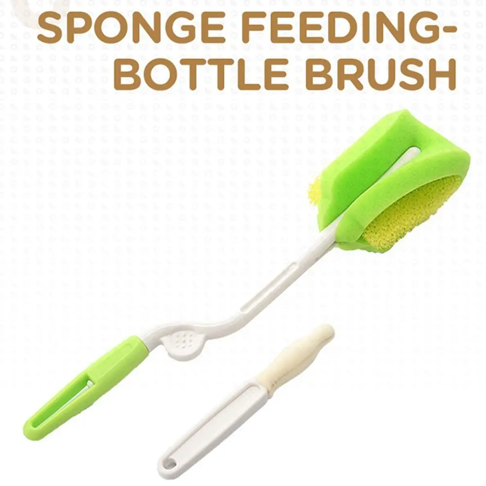 

Soft Head Baby Bottle Cleaning Brush Set BPA-Free 360° Cleaning Water Bottle Brush Spout Cup Brush Long Handle