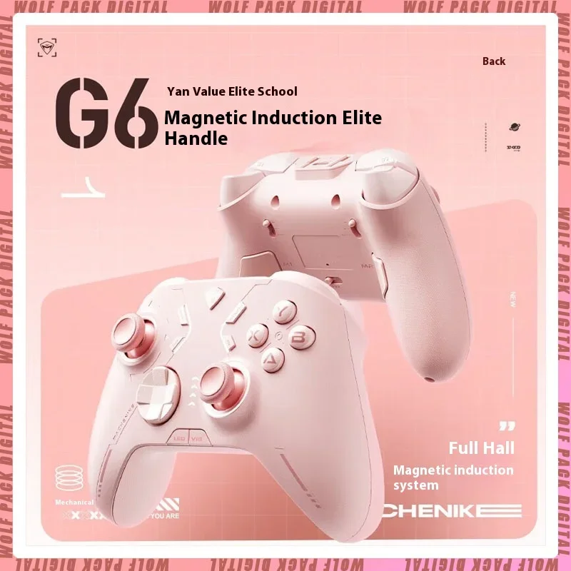 

Machenike G6 V2 Edition Wireless Bluetooth Tri-Mode Gamepad Hall Linear Trigger Customized Game Controller For Pc Computer IOS