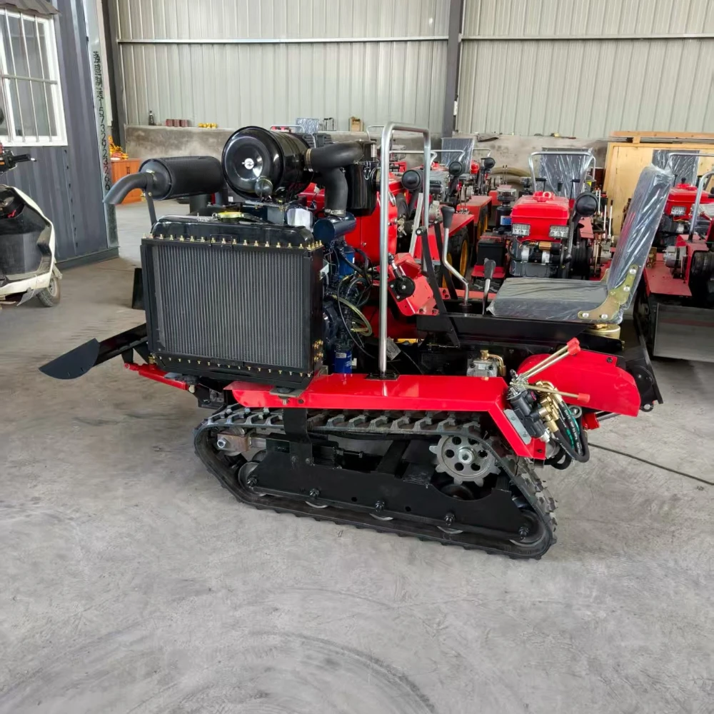 

Mini Crawler Tractor Agricultural Machinery Bulldozer Equipment Mini Crawler Cultivator for Sale