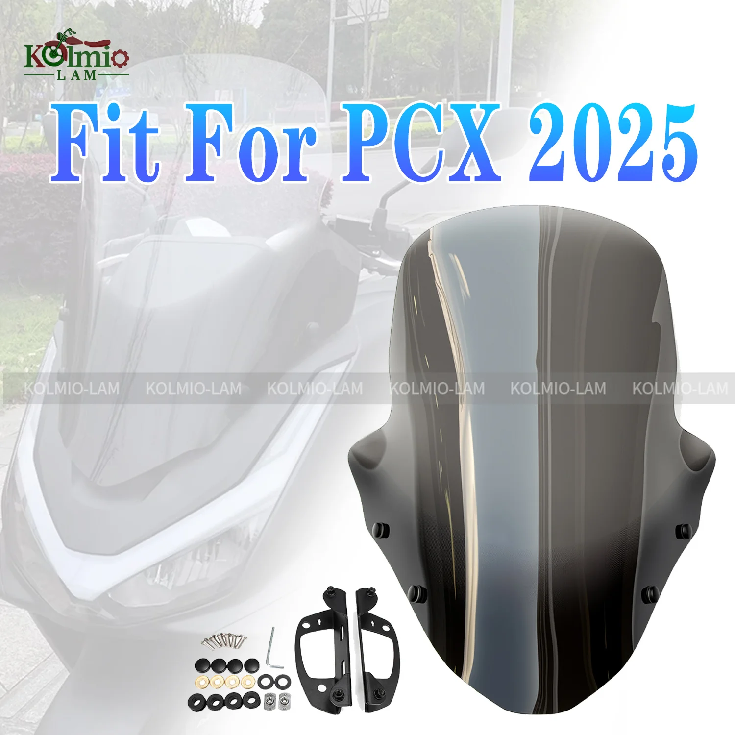 

Fit For Honda PCX125 PCX160 2025 Motorcycle Windshield Windscreen Wind Screen PCX 125 160