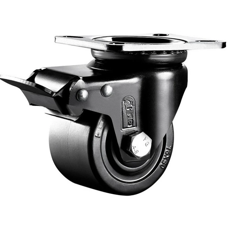 

Caster 3 inch universal wheel wheel low super heavy duty 2 2.5 inch brake industrial load bearing 3 tons