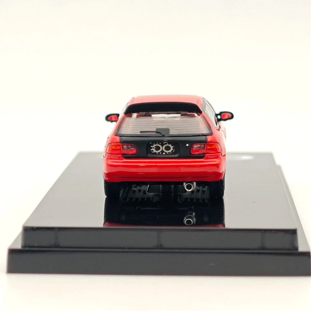 1:64 Hobby Japan Civic (EG6) versión personalizada con pantalla de motor rojo HJ642017AR modelos fundidos colección de coches Auto juguetes regalo