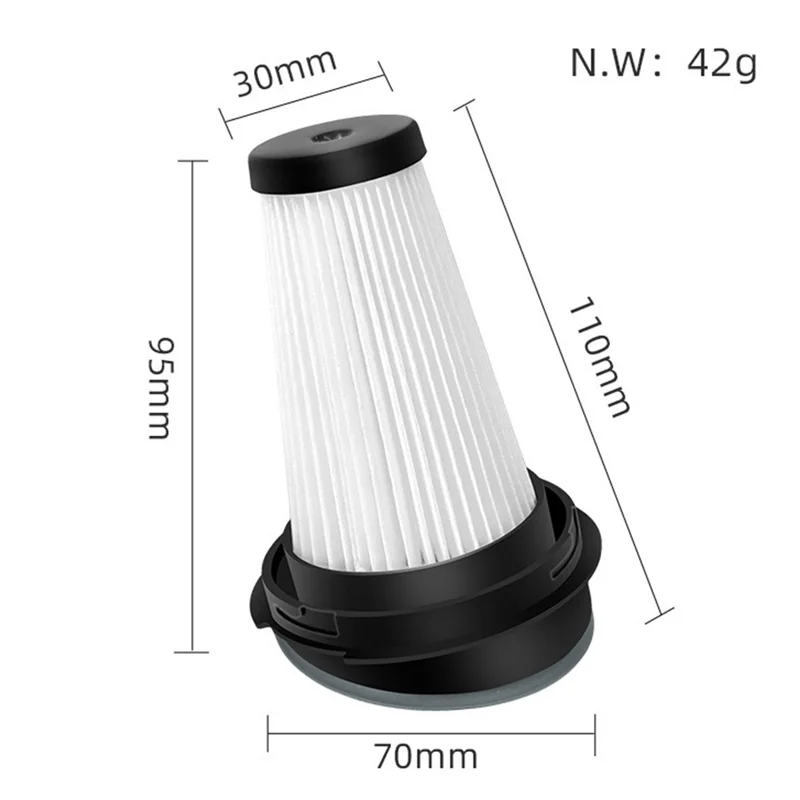 A74G-Para Haoyunda X-PERT 160 ZR005202 Acessórios para aspirador de pó Kit de substituição com filtros de escova