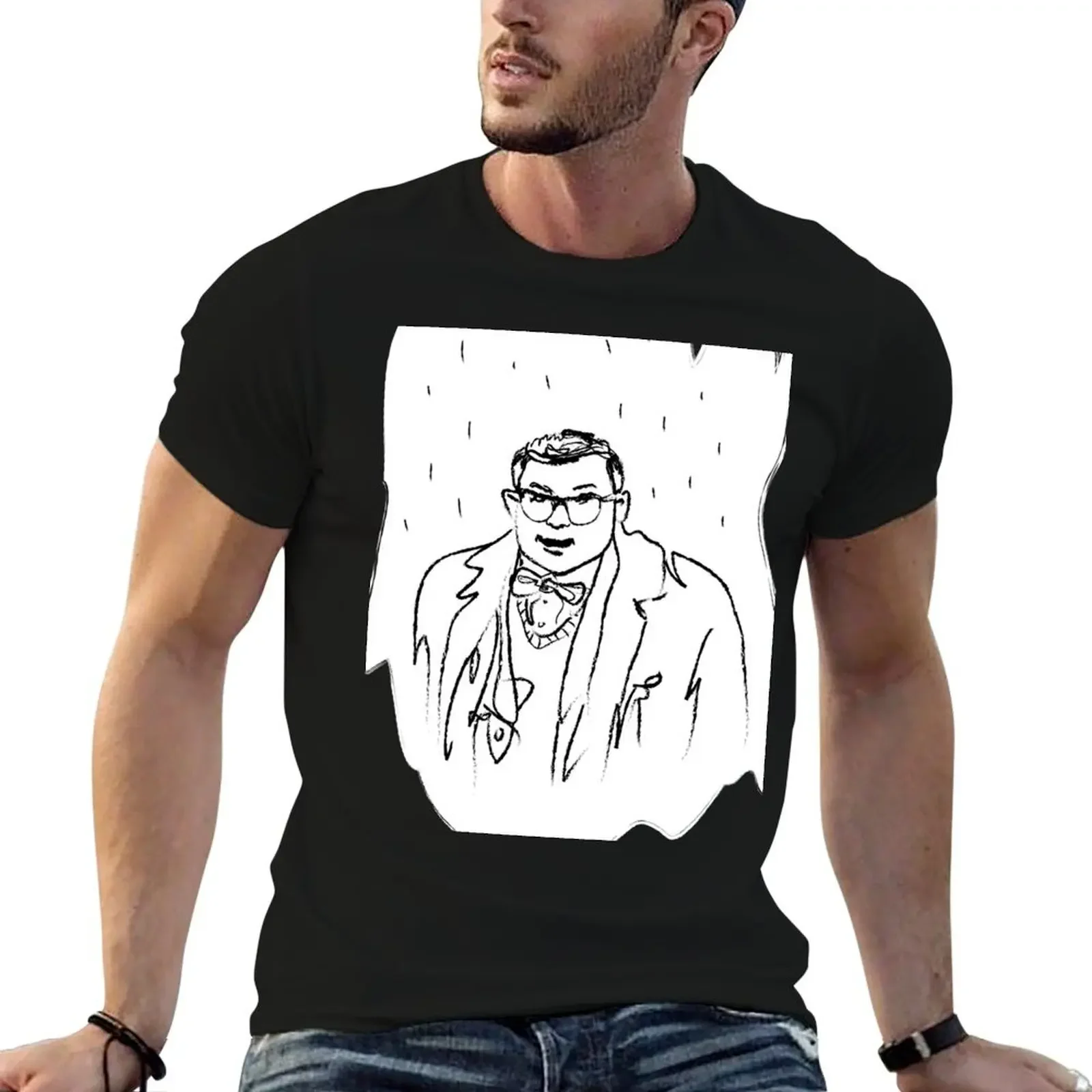 Max DeBryn in the rain T-Shirt boys whites street wear blacks anime tshirt men clothings