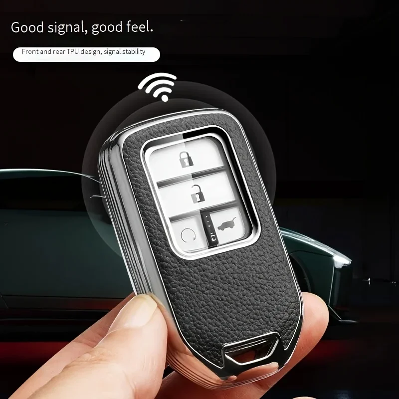 Smart Key Case Protective Shell Suitable for 2026 Honda CRV Accord Civic UR-V Guandao Haoying Type R Car Key Cover