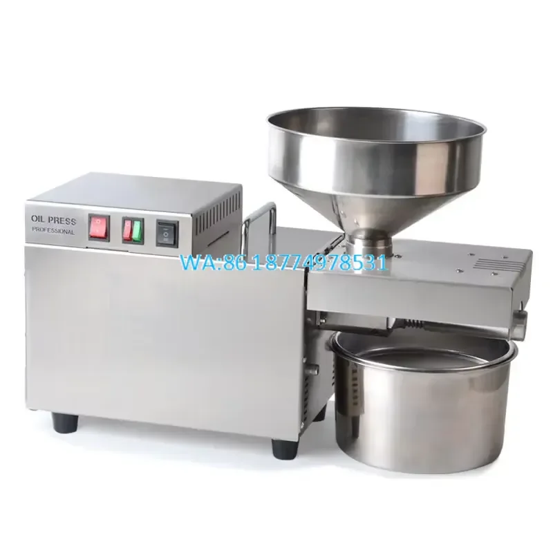Wmwmnu S9 Commercial Automatic Cold and Hot Pressing Oil Extractor Temperature Controlled Stainless Steel Oil Making