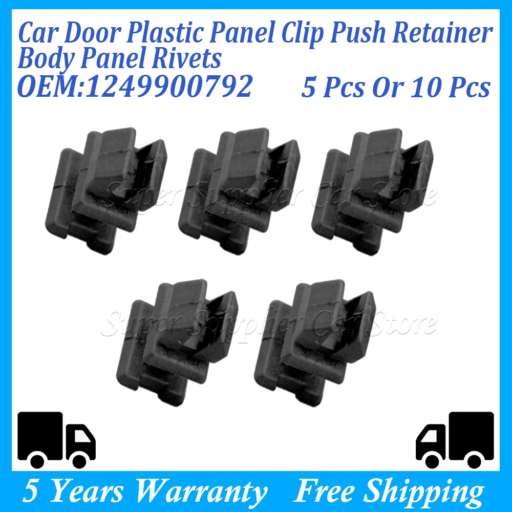 For Mercedes Benz W124 R129 W140 W202 1249900792 Car Door Plastic Panel Clip Push Retainer Body Panel Rivets Auto Fasteners