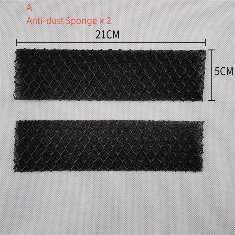 2pcs Air Conditioner Outlet Air Vent Cleaning Filter Repacement Sponge Anti-Dust Net Mesh for Midea Wall-mounted Air Conditioner