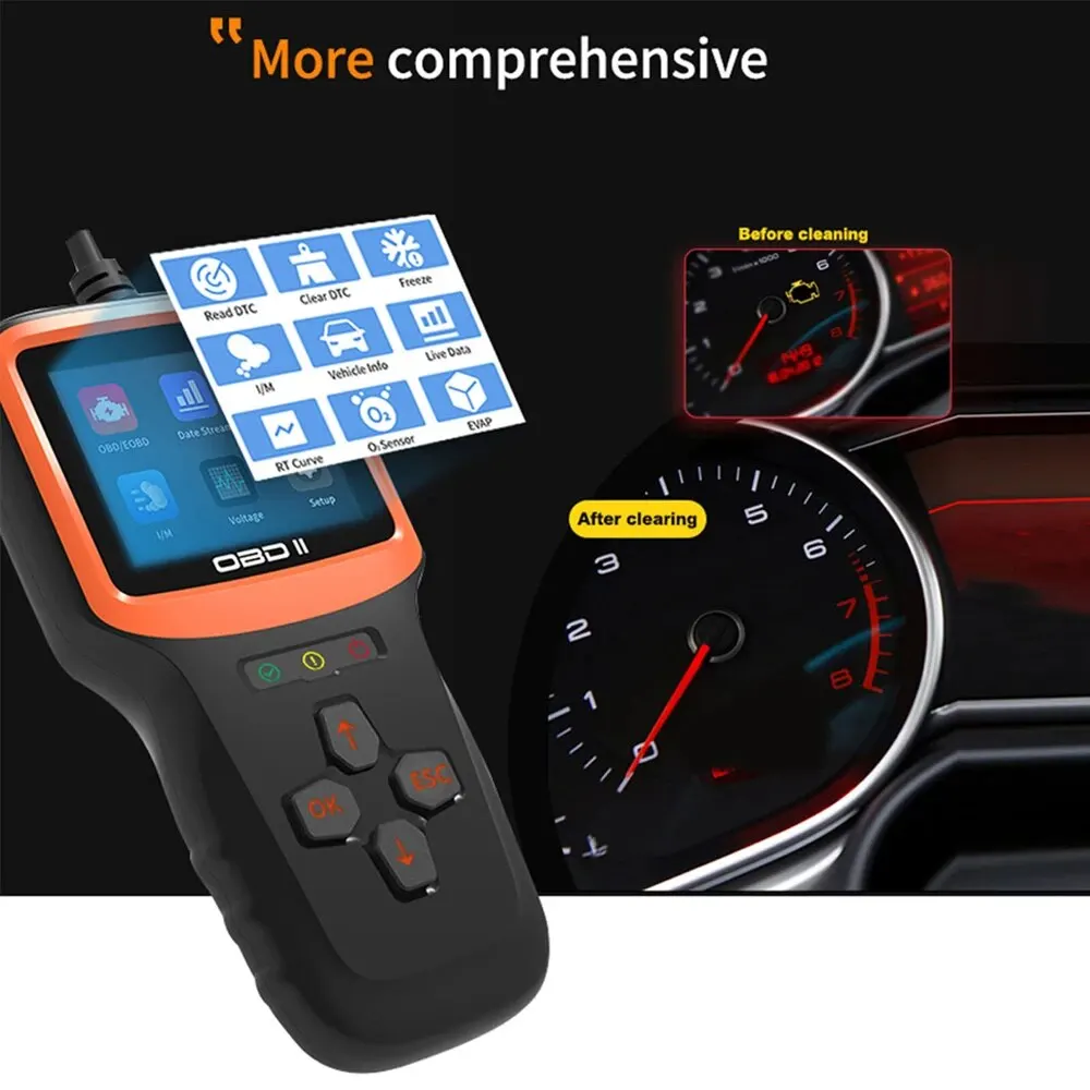 V317 écran couleur OBD2 outil de diagnostic voiture scanner machine automobile lecteur de code vérifier moteur faute