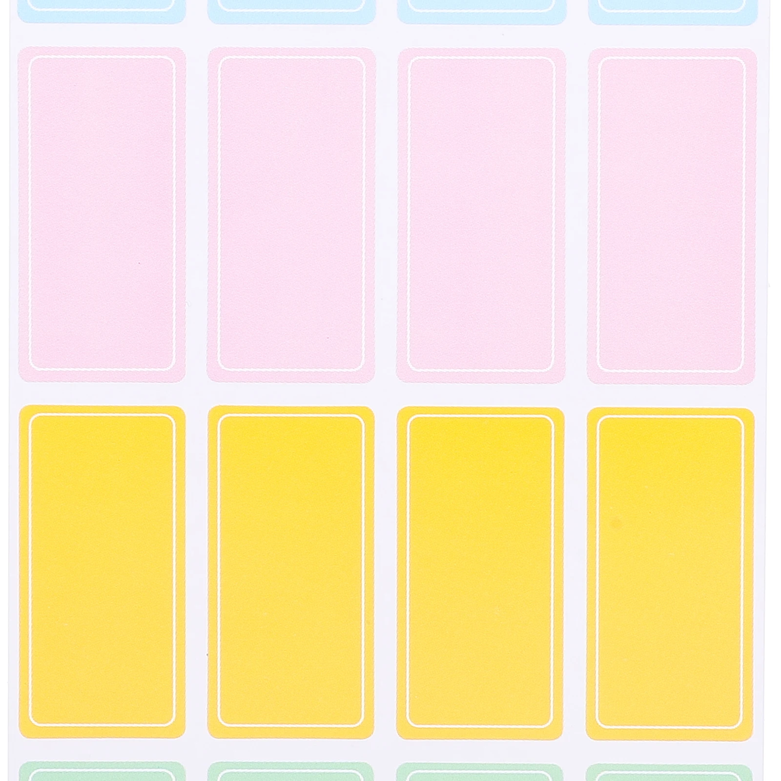 

80pcs Waterproof Labels 15x30mm Colored Stickers Blank Name Tags Adhesive Paper Locker Labels for Office Student Activities