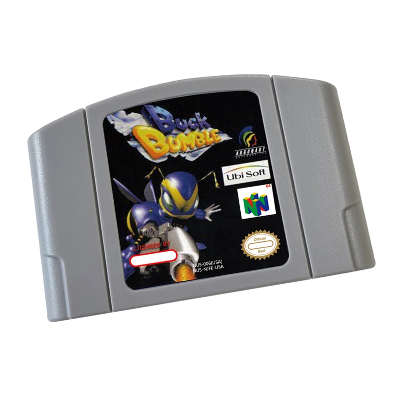 

Buck Bumble Video Game Cartridge Card - Compatible model N64 – English - US Version