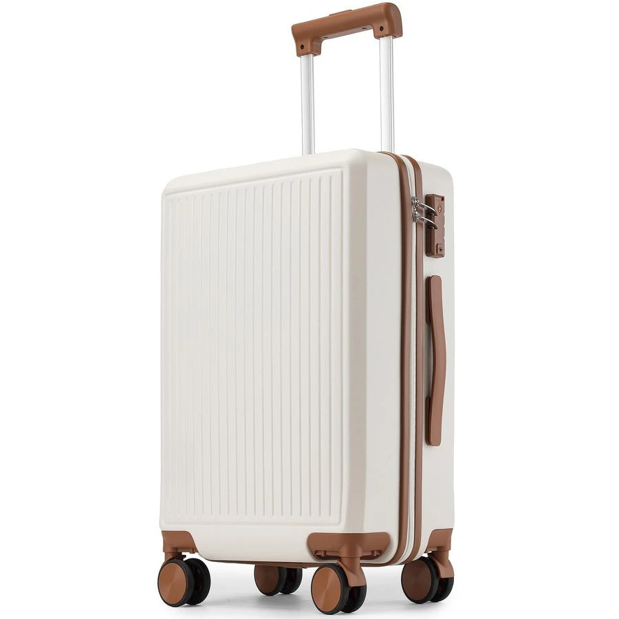 

on Luggage with Spinner Wheels, 22x14x9 Airline Approved Carryon Suitcase, Small Hardside Luggage with TSA Lock,Hard Shell Suitc