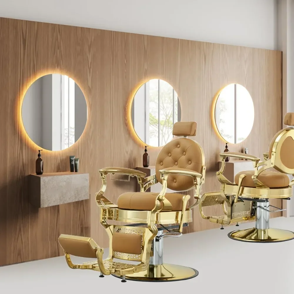 Chaise de barbier vintage pour coiffeur, salon de coiffure, coiffeur, coiffeur, beauté, tatouage, massage, rapDuty, 700