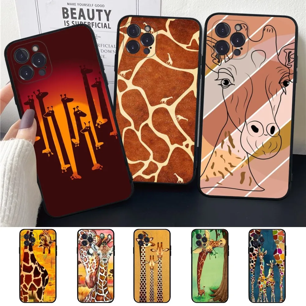 

Giraffe Anime Mousepad For iPhone 15 14 11 12 13 Mini Pro XS Max Cover 6 7 8 Plus X XR SE 2020 Funda Shell