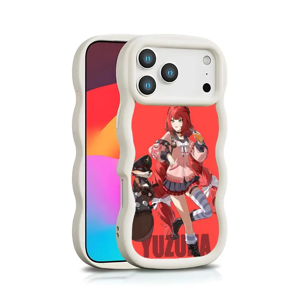 

Чехол Zenless Zone Zero Ukinami для iPhone 17 16 15 14 13 12 11 Air Pro Max Plus с волнистым краем, из ТПУ, разноцветный, красивый, роскошный