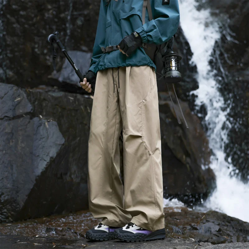 【Mirrordust】Pantalones casuales de otoño para hombre, pantalones de senderismo para viajes al aire libre, monos funcionales sueltos