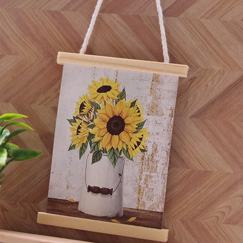 กรอบรูปติดผนังจิ๋วสำหรับบ้านตุ๊กตา อุปกรณ์ตกแต่งบ้านจำลอง ของเล่นเสริมบ้านตุ๊กตา