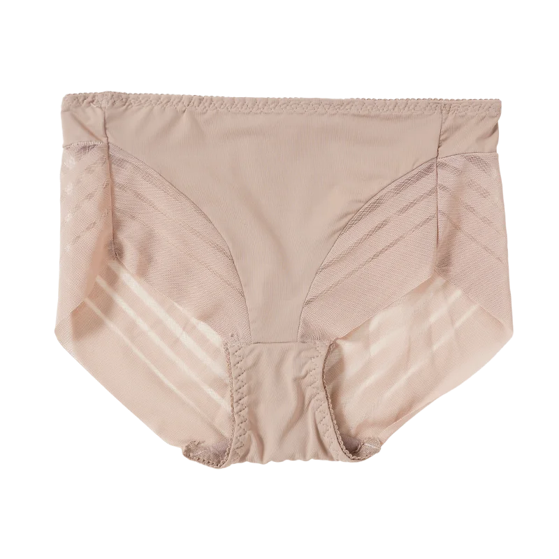 Bragas de cintura alta para mujer, ropa interior transparente Sexy, lencería de malla transpirable, sólida