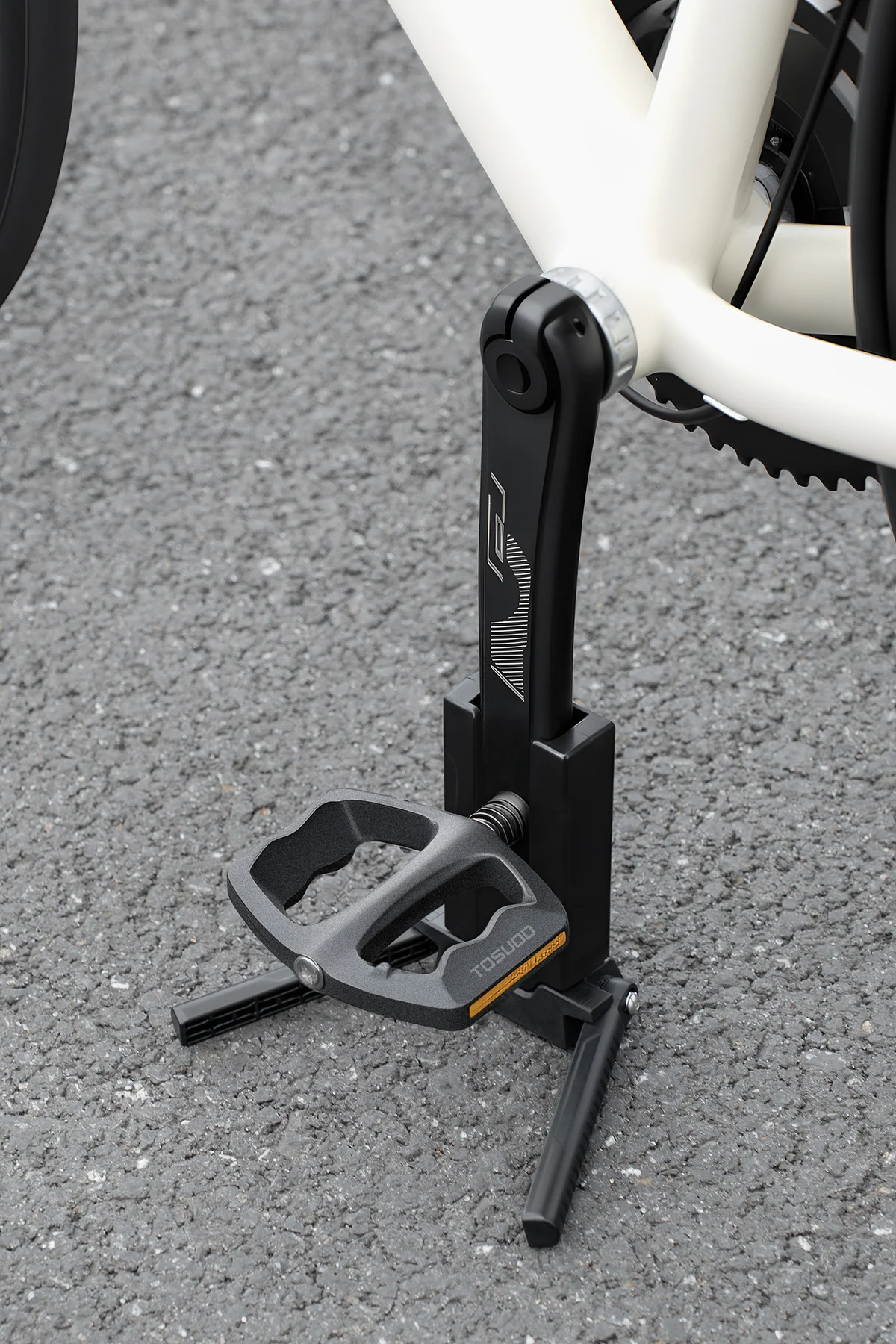 TOSUOD Tragbare Fahrrad-Fußstütze für Mountainbikes und Rennräder, Faltbarer Kurbelständer, Portabler Fahrradständer – Detail 11