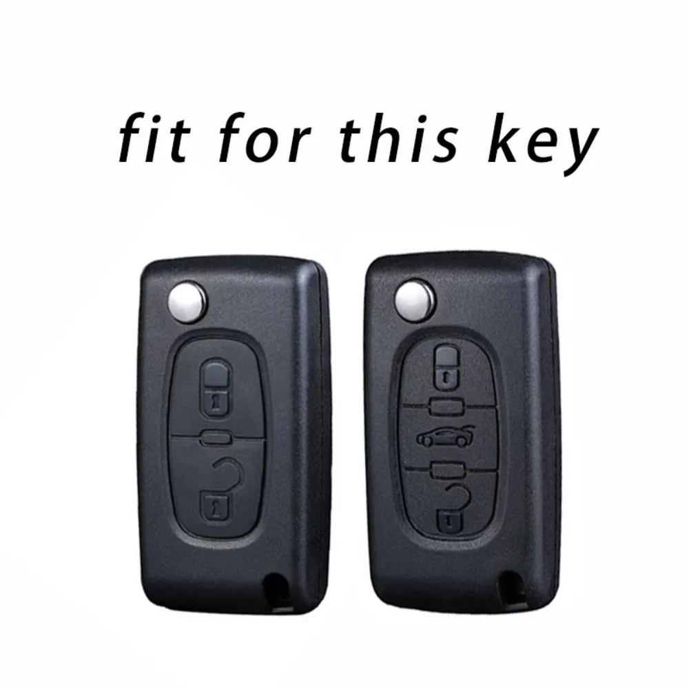 Silicone Key Case for Peugeot 206 208 207 308 RCZ 408 407 307 206 for Citroen C4 C5 C3 C2 C4L DS3 DS4 Xsara Picasso Key Cover image 2