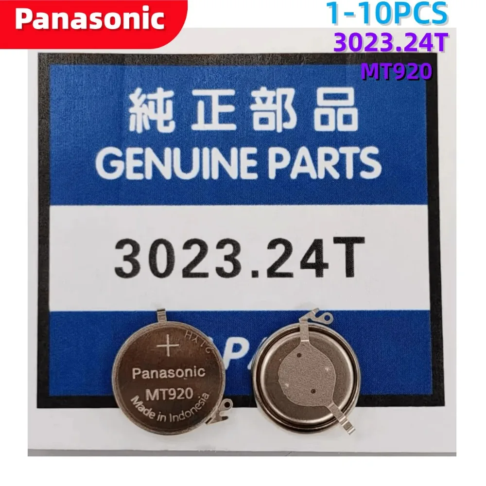 Original Panasonic MT920 3023-24T 1.5V Rechargeable Watch Battery Compatible With 3023-44Z 5M54 5M62 5M63 5M65 7L22 YT57 YT58