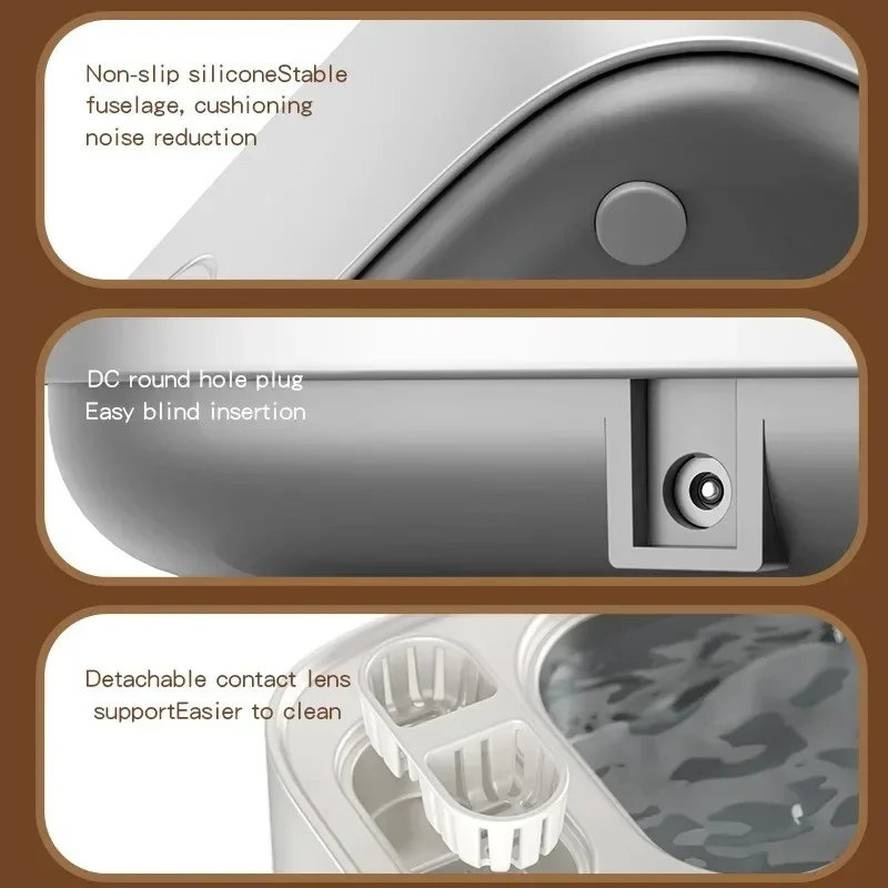 Portable Versatile Cleaner with 360° Deep Cleaning High Frequency Vibration USB Rechargeable Battery Cleaning Machine