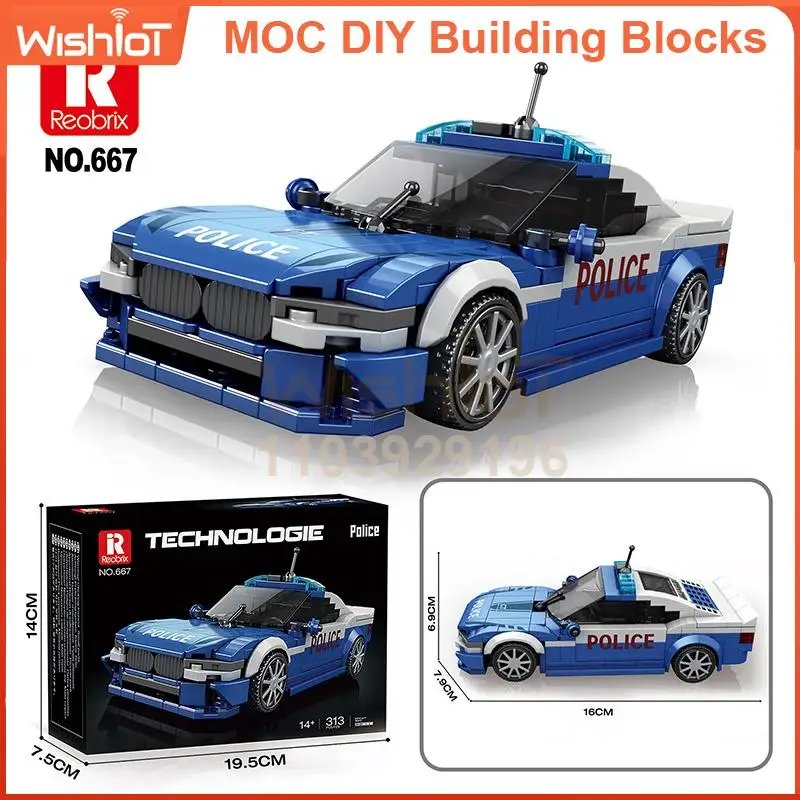 

304 шт. фантомные автомобильные строительные блоки 667 MOC кирпичи высокотехнологичные идеи комплект игрушек коллекция DIY подарок для детей и взрослых