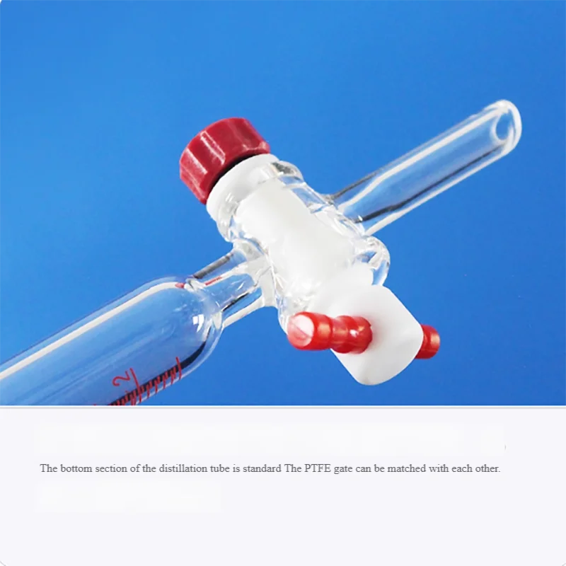 Separador de agua y aceite de vidrio de laboratorio, destilador de agua, separador de agua de vidrio, 5ml, 10ml, 20ml