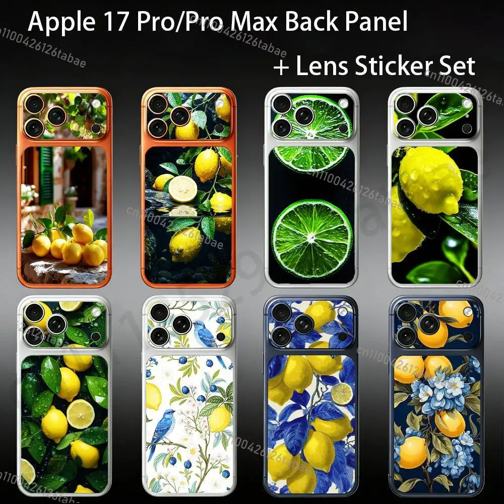 

Summer Cool Lettuce For iPhone 17Pro/ProMax Battry Back Cover with Camera Decal Skin Rear Protective Sticker Film