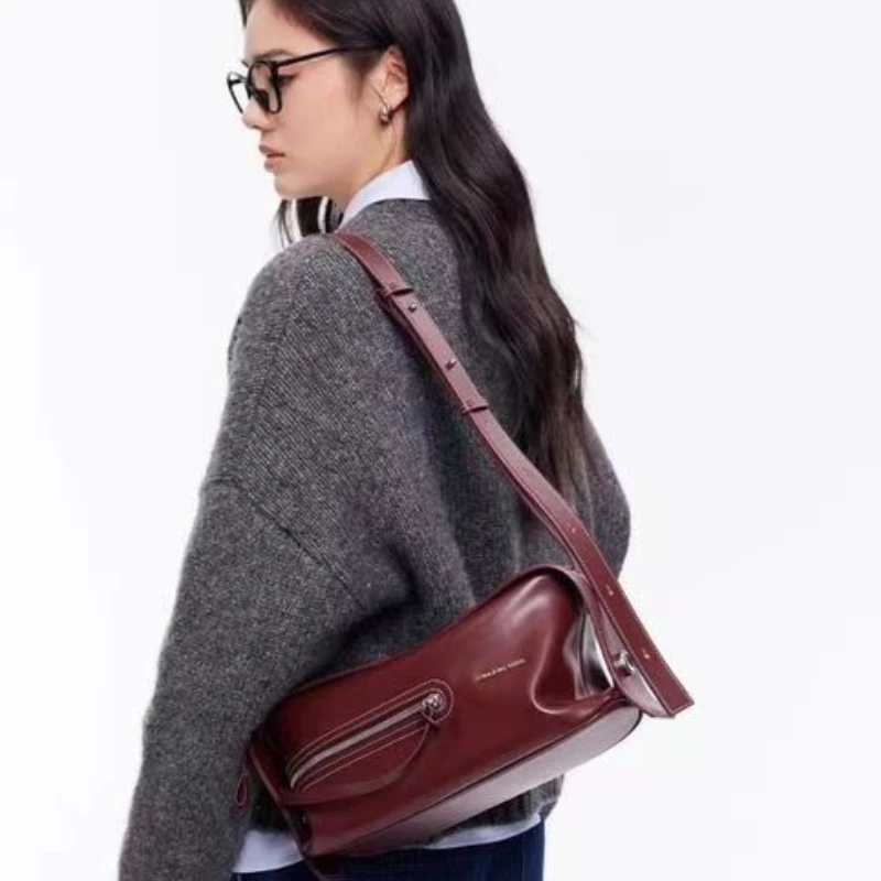 Amazing Songแฟชั่น2025ฤดูใบไม้ผลิ/ฤดูร้อนใหม่ไวน์หวานกระเป๋ากล้องไหล่เดี่ยวCrossbodyหมอนกระเป๋าผู้หญิงสไตล์