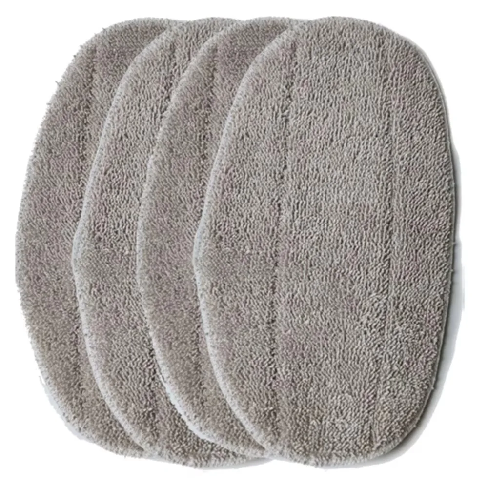 A78E-4 Pcs Fits for Leifheit CleanTenso Steam Mop Cloth Cover, Cleaning Cloth, Replacement Cloth
