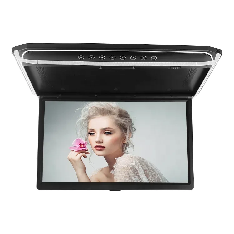 AU Screen 17.3inch Bus Car Roof Monitor 2 Video Input 1 Audio Output Media TV Player With TF USB HDMl Port HD Video