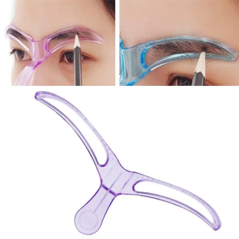 Professional Eyebrow Shaper Stencils Template Stereo Stencil Shaping Eye Brow Grooming 1pcs Makeup Tool