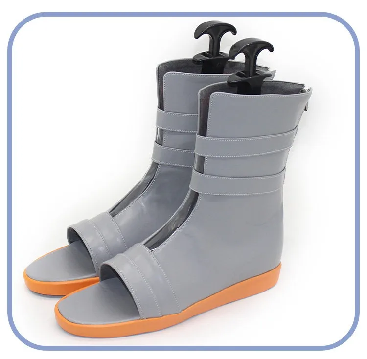 オーガスタコスプレ靴 PU レザー靴ハロウィンカーニバルブーツアニメ GACHIAKUTA アクセサリーコスプレ小道具カスタムメイド