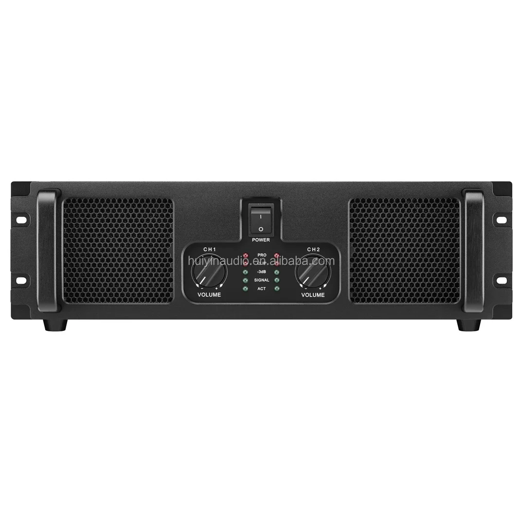 

3U 2 Channel Amplifiers High Power Stereo 8 Ohm 2 X 3000W 2500W Power Amplifier for Professional Audio Sound System