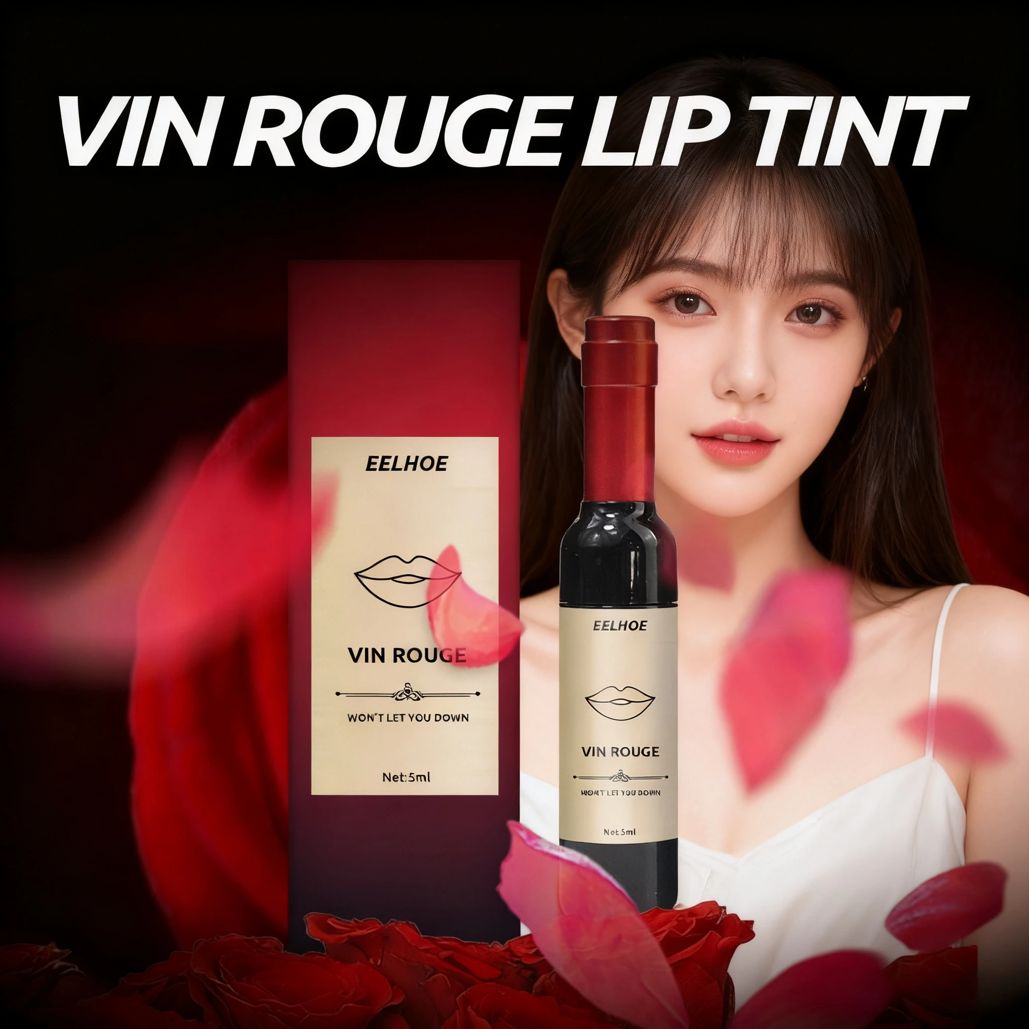 

Губная помада в форме вина, без переноса, яркий цвет, портативный, водостойкий, стойкий, увлажняющий блеск для губ в бутылке вина