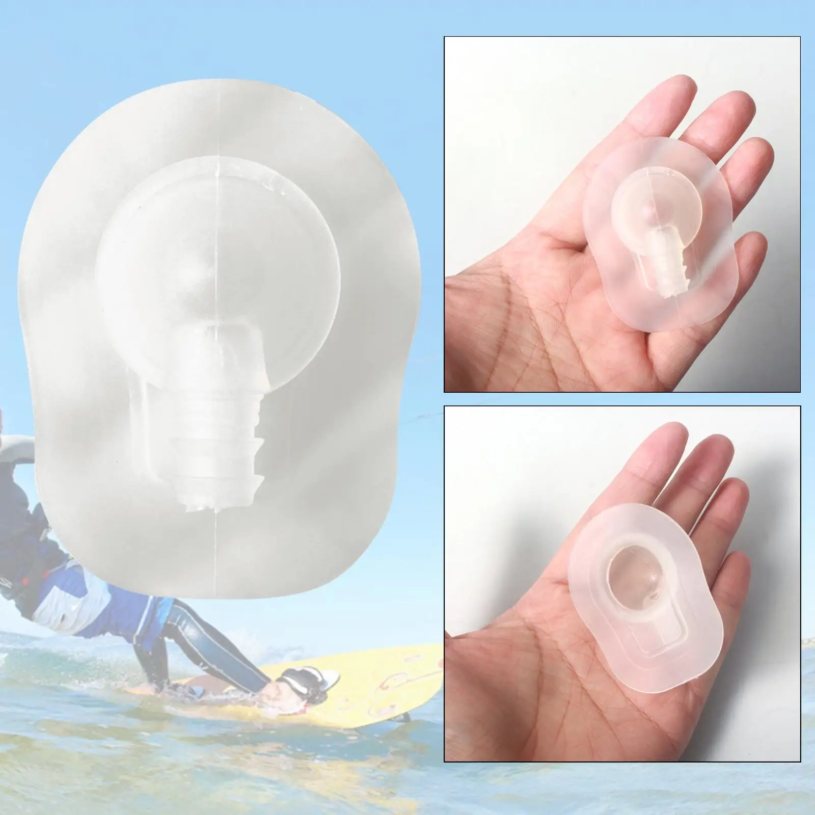 Universal Kiteboarding Kite Inflate Valve 90 Degree TPU Repair Adapter Air Inlet Valve for Kitesurf Equipment Accessory
