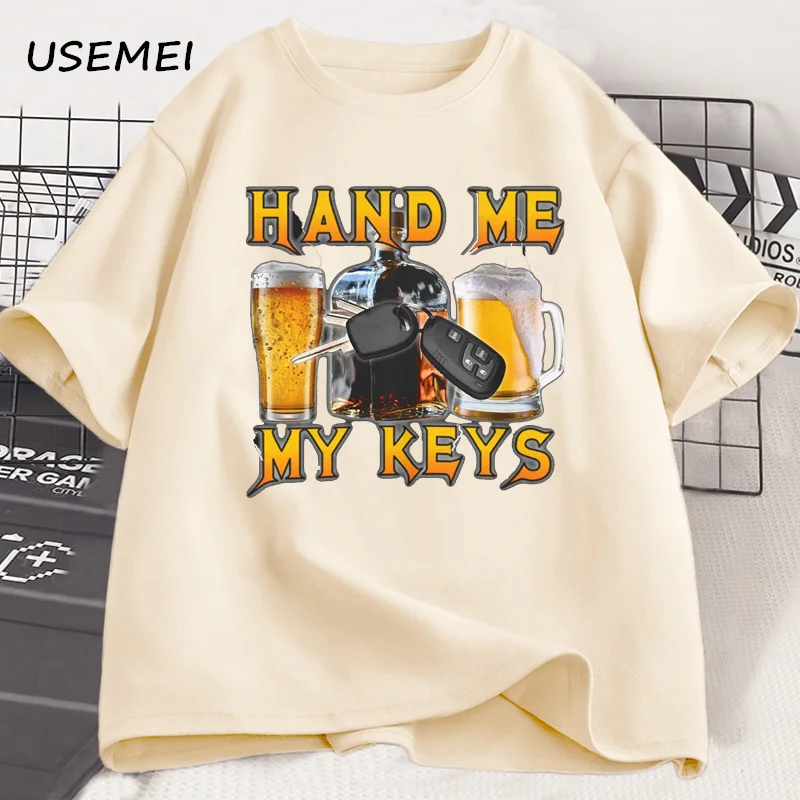 Hand Me My Keys Funny Meme Shirt, Ironic Shirt, Weirdcore Clothing, Shirt Joke Gift, Oddly Specific, Unhinged Shirt, Cursed