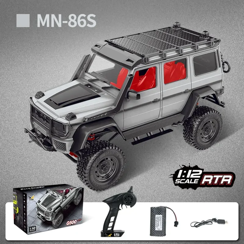 MN128 RC Auto 1/12 4WD Fuoristrada Modello di Auto Da Arrampicata con Simulazione Della Luce Fuoristrada Elettrico di Controllo Remoto Auto Toy Boy Giocattoli