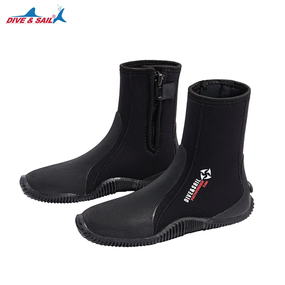 

Neoprene Diving Boots, Black High Top, Outdoor Diving Boots, Beach Surfing, River Tracing Shoes, Anti-Skid Snorkeling Equipment,