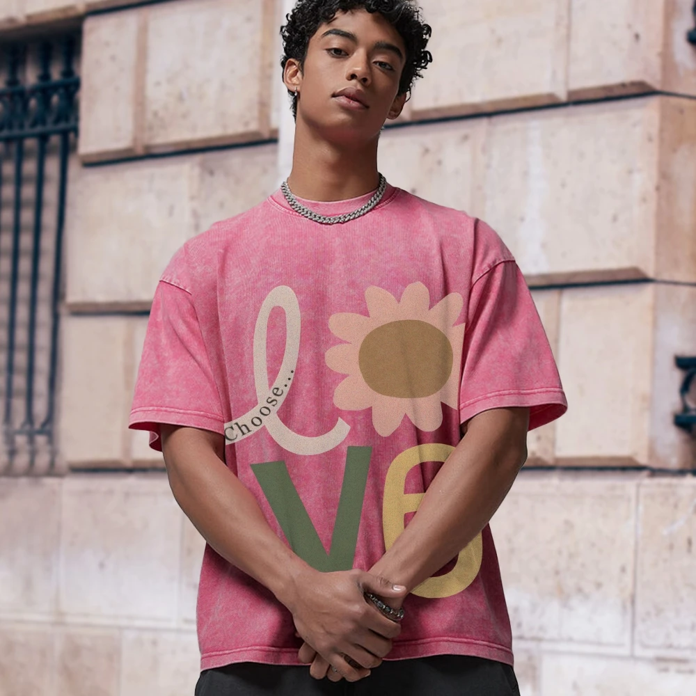 

Модная женская футболка с рисунком 2025 года, винтажная повседневная футболка большого размера