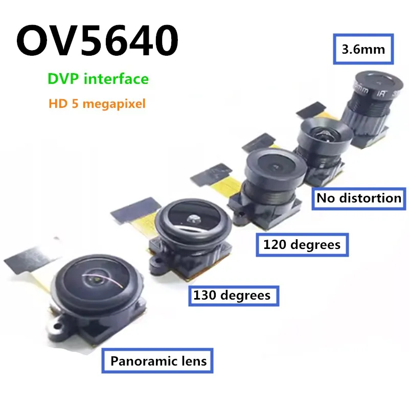 وحدة كاميرا OV5640 وحدة A28 عالية الوضوح 5 ميجابيكسل M12 زاوية واسعة 220 درجة 160 درجة 180 درجة