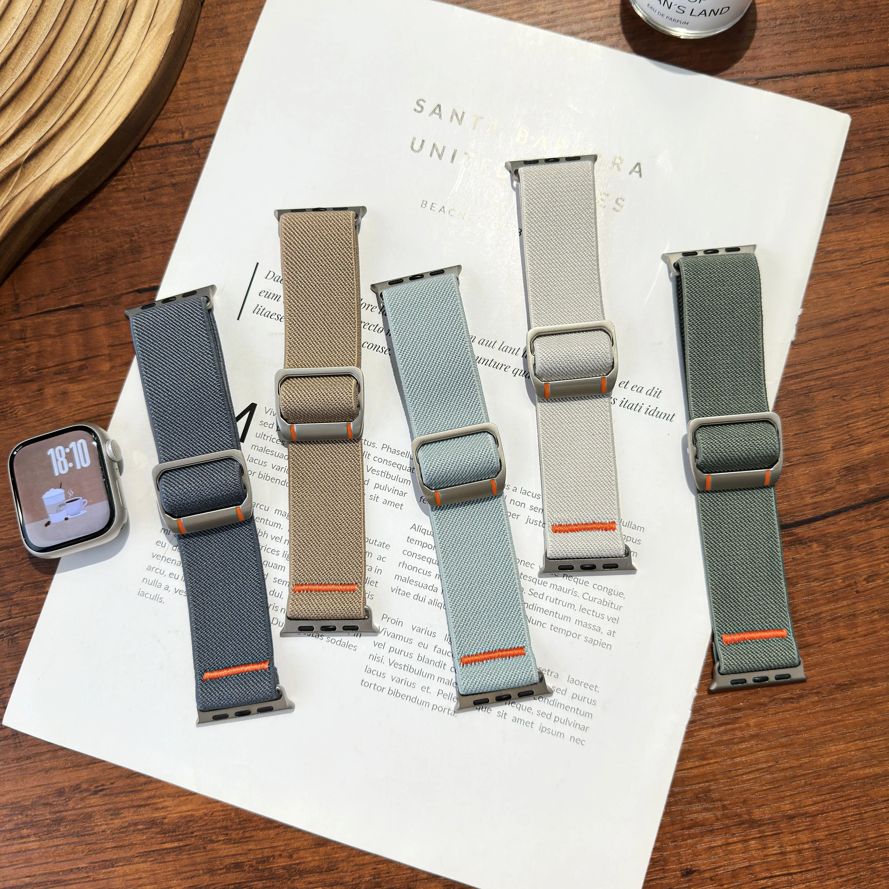 Nylonarmband für Apple Watch Band IWatch Serie 11 10 9 8 7 SE Ultra 2 Armband 46 mm 42 mm 41 mm 45 mm 49 mm Uhrenarmband-Zubehör