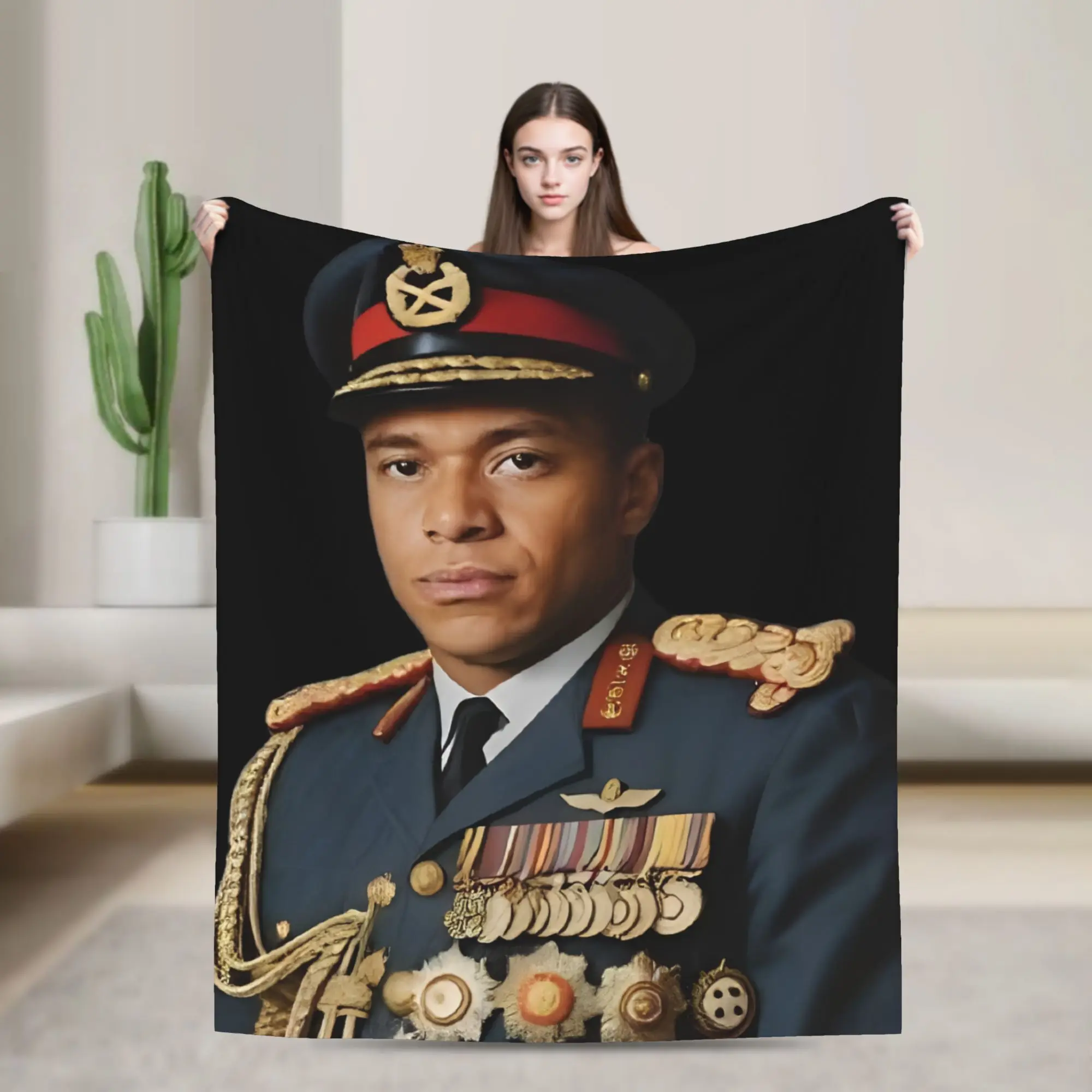 2026 Dictador Kylians Mbappes Meme Blanket  Flannel Funny Warm Throw Blankets for Home Restaurant Decoration
