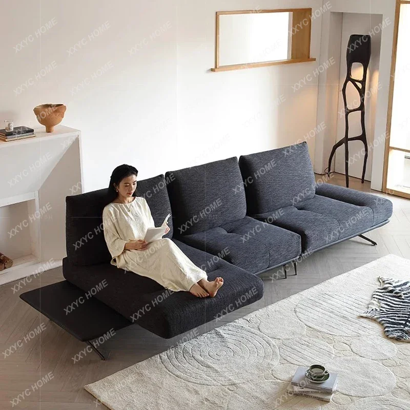 XX  Sm Bedroom Rotatable Couch Linen  Modern Double Living Room Sofa Chaise Puffs Lounge Luxury Muebles Trendy